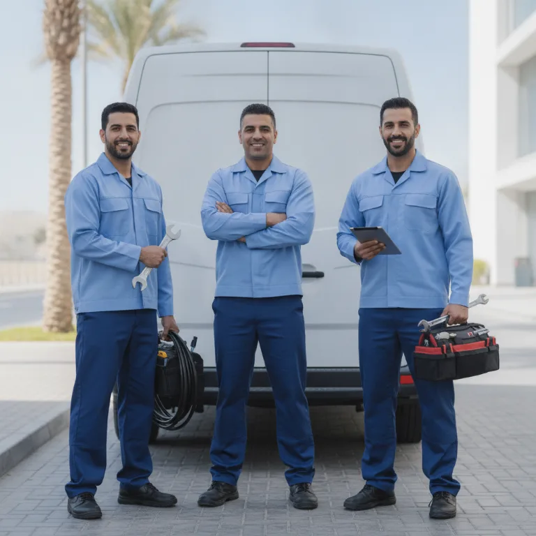 Industrial Laundry team in Ajman